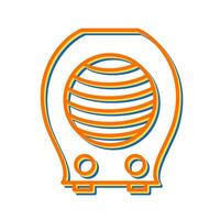 Fan Heater Vector Icon