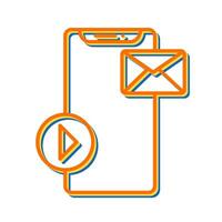 Mobile Marketing Vector Icon