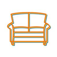 Double Sofa Vector Icon