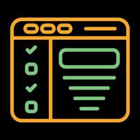 Design Brief Vector Icon