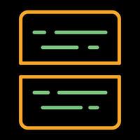 Document Split Vector Icon