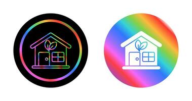 Eco House Vector Icon