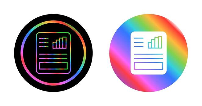 icono de vector de análisis