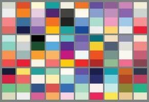 Color palette And Swatches set Free Vector. Vintage, Retro Colour Palette set. vector
