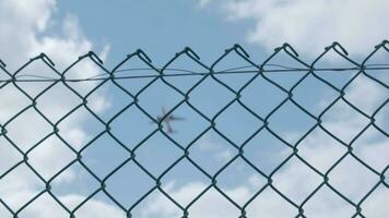 Airfield lattice fence video