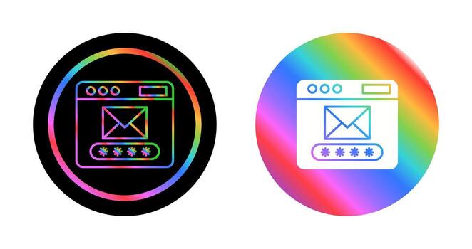 Mail Code Vector Icon