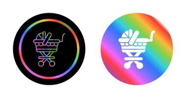 Baby Carriage Vector Icon