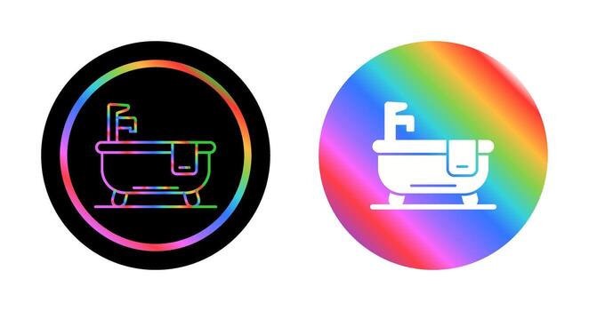 icono de vector de baño