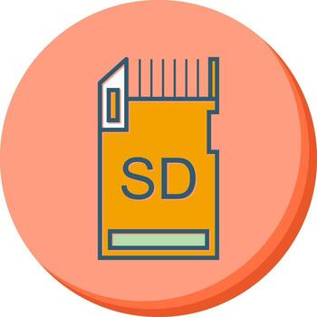 Data Storage Vector Icon