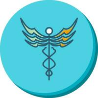 Caduceus Vector Icon