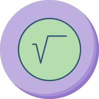 Square Root Symbol Vector Icon