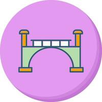 icono de vector de puente