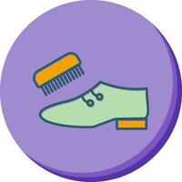 Shoe Polishing Vector Icon