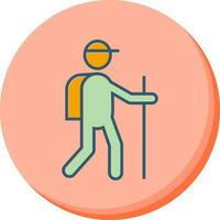 Trekking Vector Icon