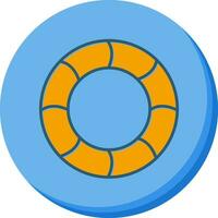 Swimming Tire Vector Icon