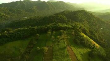 Aerial Shot Of Mountain View Footage video