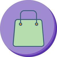 icono de vector de bolsa de compras