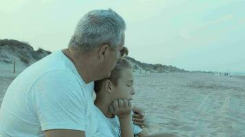 Grandfather and grandson video