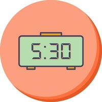 Digital Clock Vector Icon