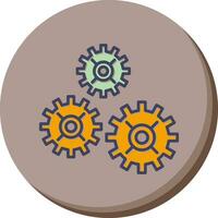 Multiple Cogwheels Vector Icon