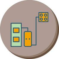 Solid Fuel Boiler Vector Icon