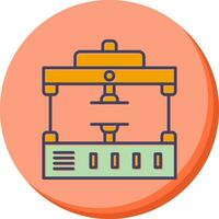 Machine Press Vector Icon