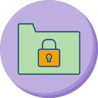 Secure Folder Vector Icon