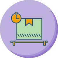 Package Pending Vector Icon