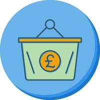 Pound Basket Vector Icon