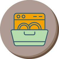 Dishwasher Vector Icon