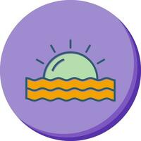 Sunset Vector Icon