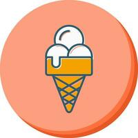 icono de vector de helado