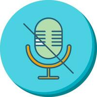 Microphone Mute Vector Icon