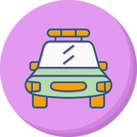 Police Car Vector Icon