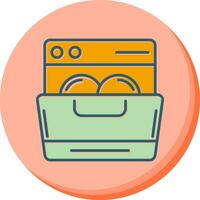 Dishwasher Vector Icon