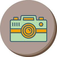 icono de vector de cámara de fotos