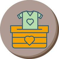 Cloth Donate Vector Icon