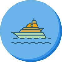 Yacht Vector Icon