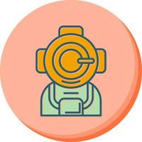 Diving Helmet Vector Icon