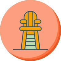 Lifeguard Chair Vector Icon