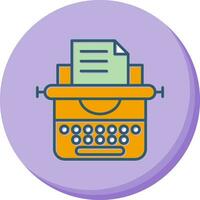 Typewriter Vector Icon