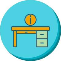 Information Desk Vector Icon