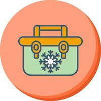 Portable Fridge Vector Icon