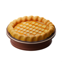 hausgemacht Apfel Kuchen frisch gebacken und golden braun. png