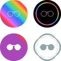 icono de vector de gafas vintage