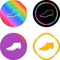 icono de vector de zapatos formales