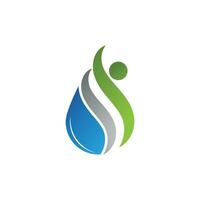 water drop logo vector element business illustration symbol and design