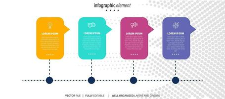 Vector infographic template