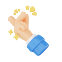 Snap 3D hand gesture icon png