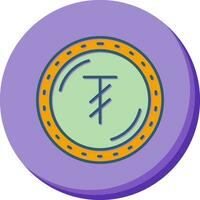 icono de vector de moneda tugrik